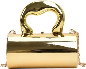Acrylic Clutch Tote for Women - Silver Crossbody Shoulder Bag, Hobo Satchel, Y2k Style Purse 2025