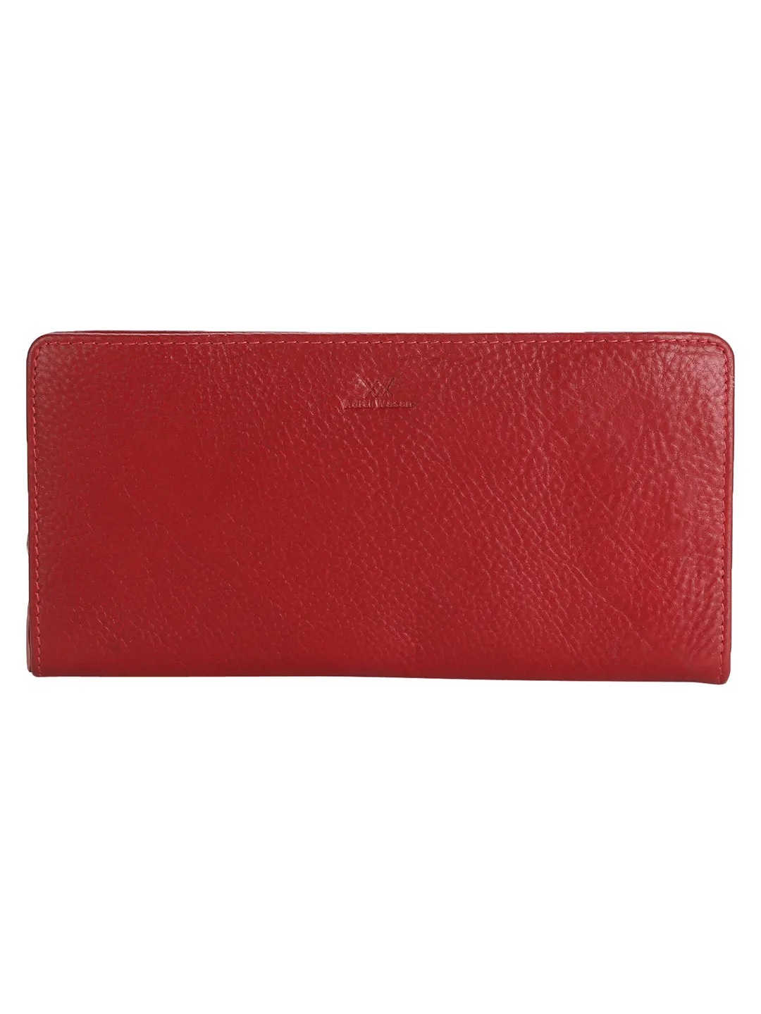 Aditi Wasan Women Casual Maroon Genuine Leather Wallet
