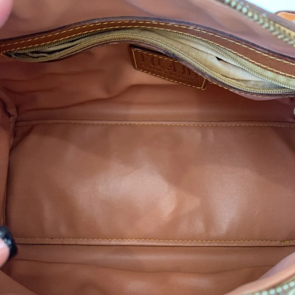 Alviero Martini Brown Mini Map Handbag