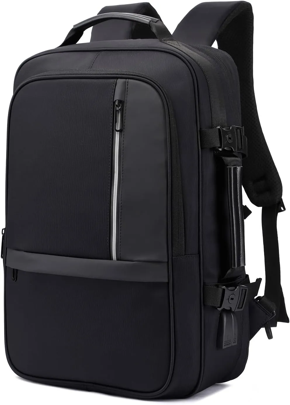 Anti-Theft Convertible Laptop Backpack Briefcase, 17.3 Inch Expandable Unisex Water-Resistant Travel Rucksack for Men and Women