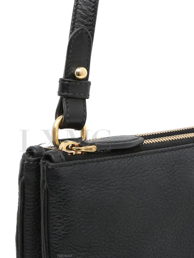Bandolier Grace Calf Double Zipper Cross Bag 1BH046