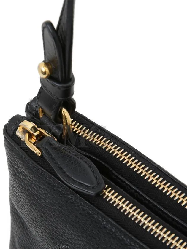 Bandolier Grace Calf Double Zipper Cross Bag 1BH046