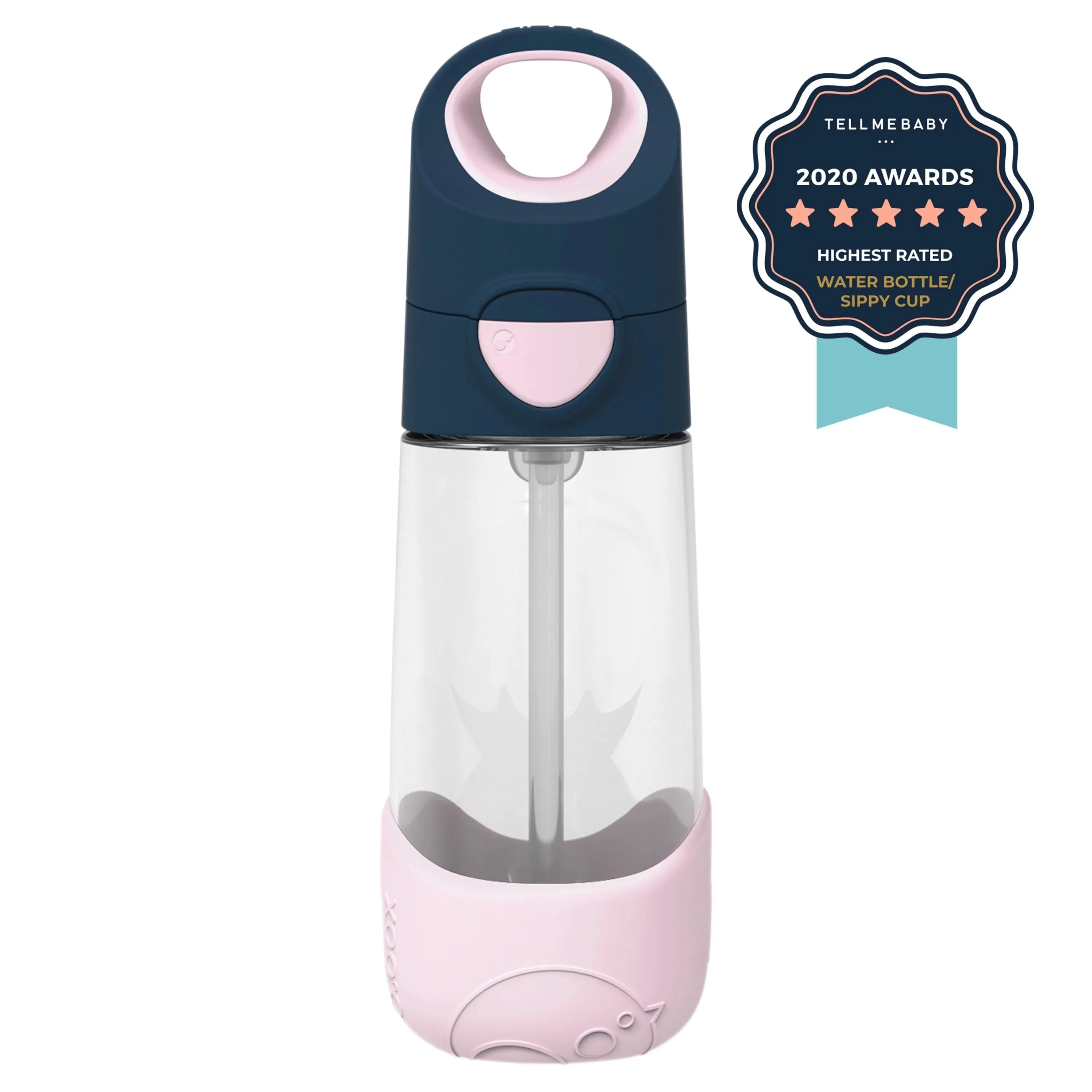 B.box Tritan Drinking Bottle 450ml - Indigo Rose