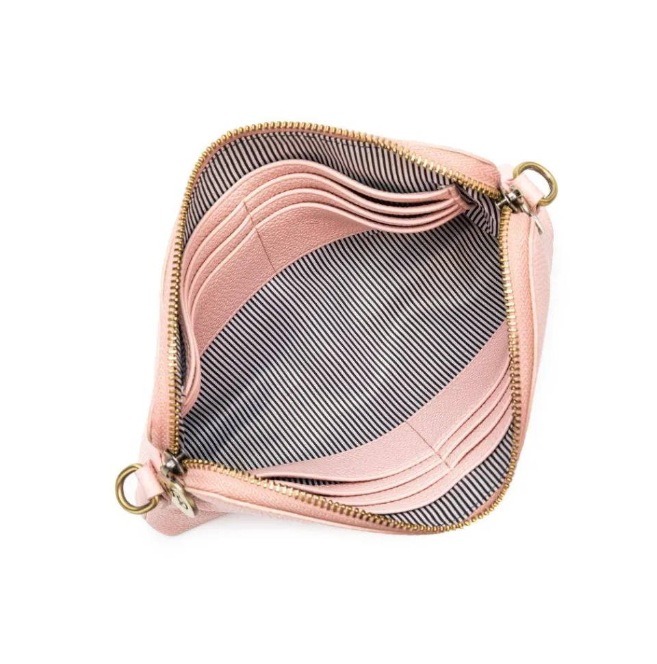Black Caviar Designs Kiara Crossbody Clutch - Pink
