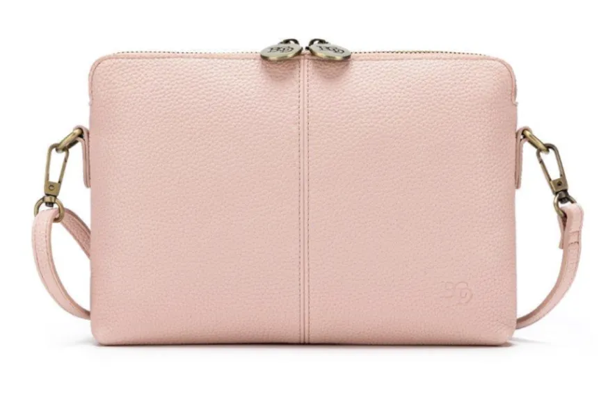 Black Caviar Designs Kiara Crossbody Clutch - Pink