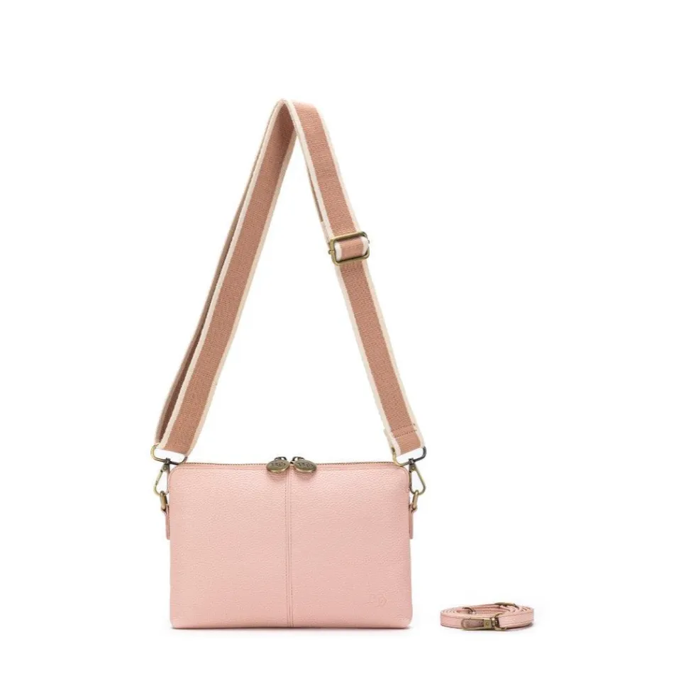 Black Caviar Designs Kiara Crossbody Clutch - Pink