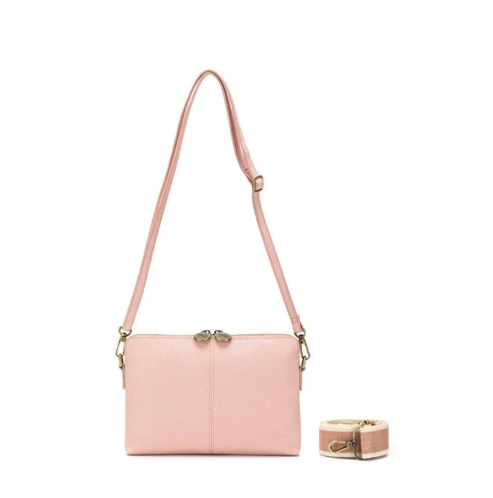 Black Caviar Designs Kiara Crossbody Clutch - Pink