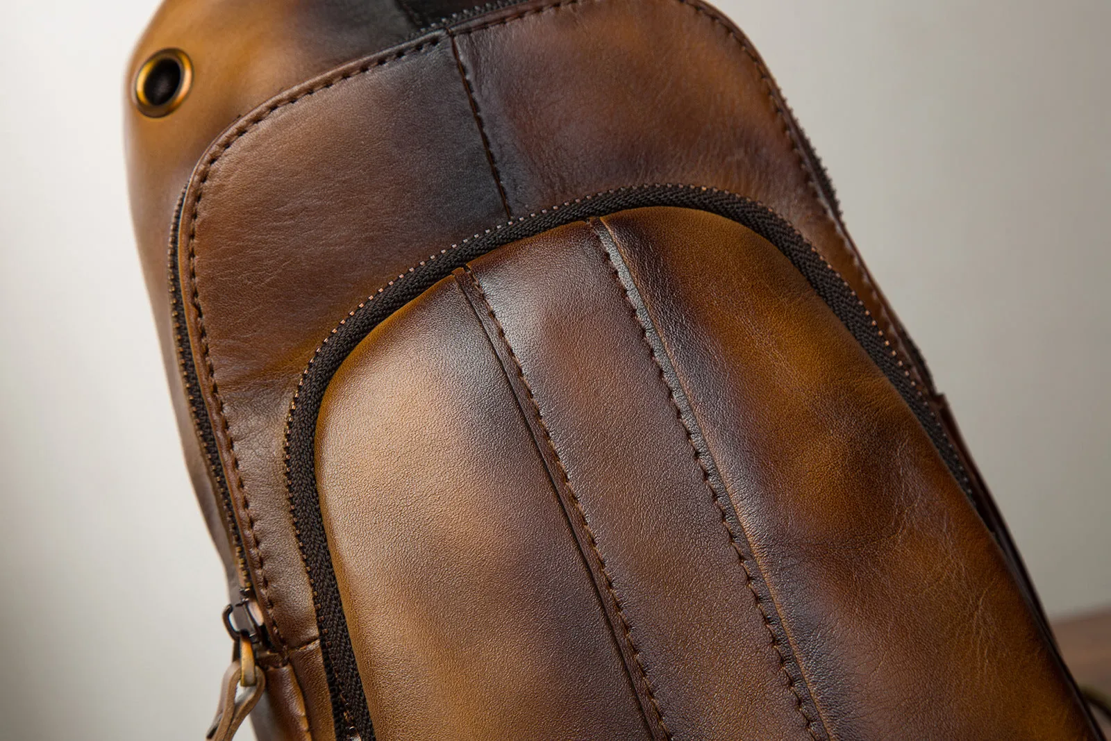 Blue Leather Sling Backpack Crossbody Sling Backpack Best Cross Body Sling Bag Mens Leather Sling Bags