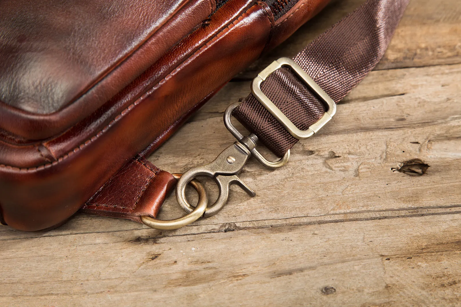 Blue Leather Sling Backpack Crossbody Sling Backpack Best Cross Body Sling Bag Mens Leather Sling Bags