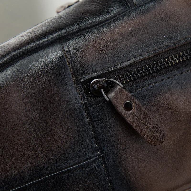 Blue Leather Sling Backpack Crossbody Sling Backpack Best Cross Body Sling Bag Mens Leather Sling Bags