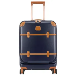 BRIC'S Bellagio V2 21" Carry On Luggage With Front Access Opening Spinner   Pocket with USB