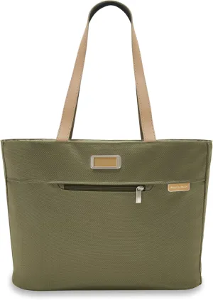 Briggs & Riley Traveler Tote Bag - Nylon Tote Bag for Weekend Travel & Work, Smooth Zipper Closure - Baseline Collection