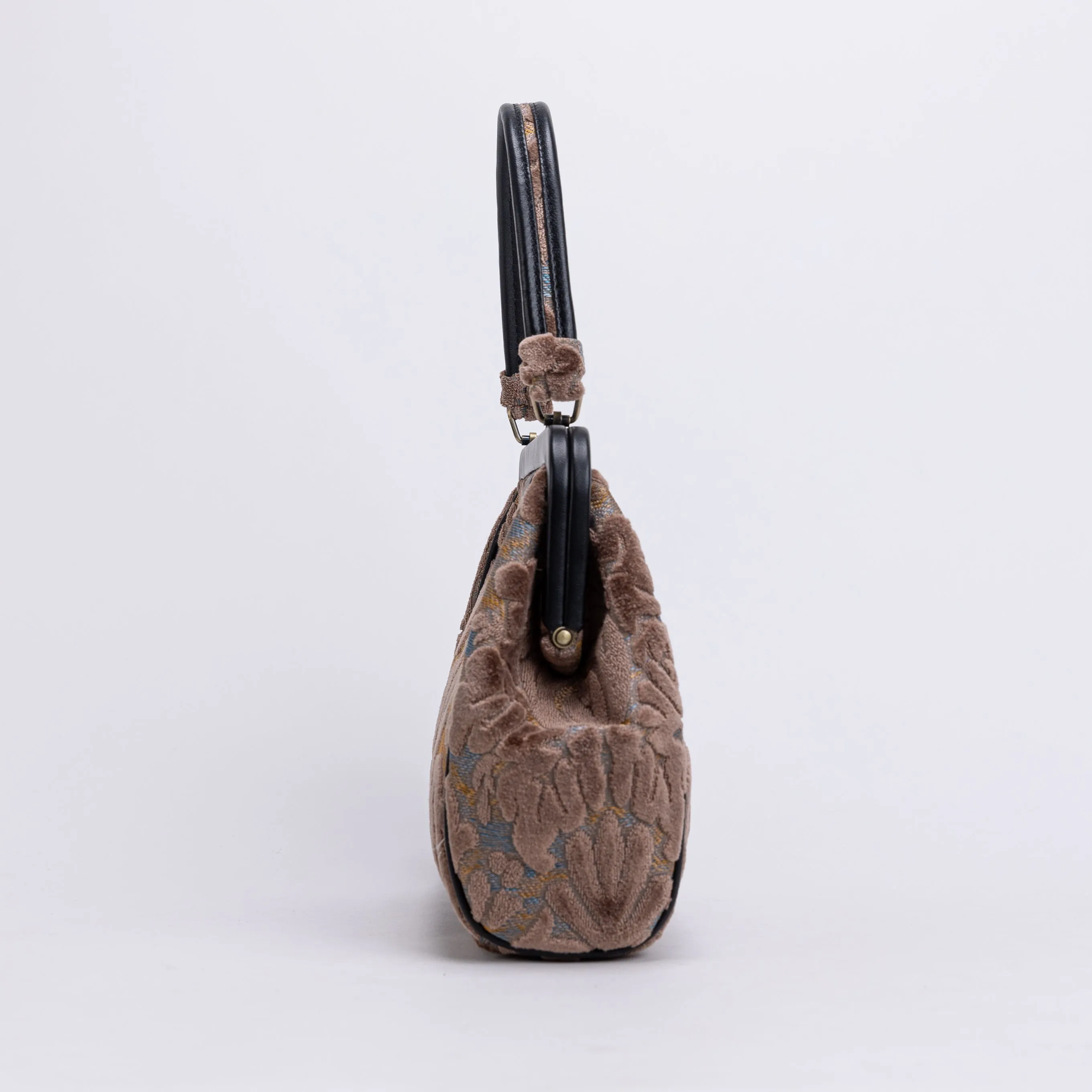 Burnout Velvet Camel Alma Satchel