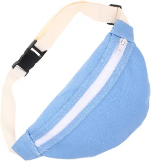 Canvas Waist Bag Portable Crossbody Chest Bag for Boys Stylish Coin Purse Durable Single Shoulder Design for Essentials