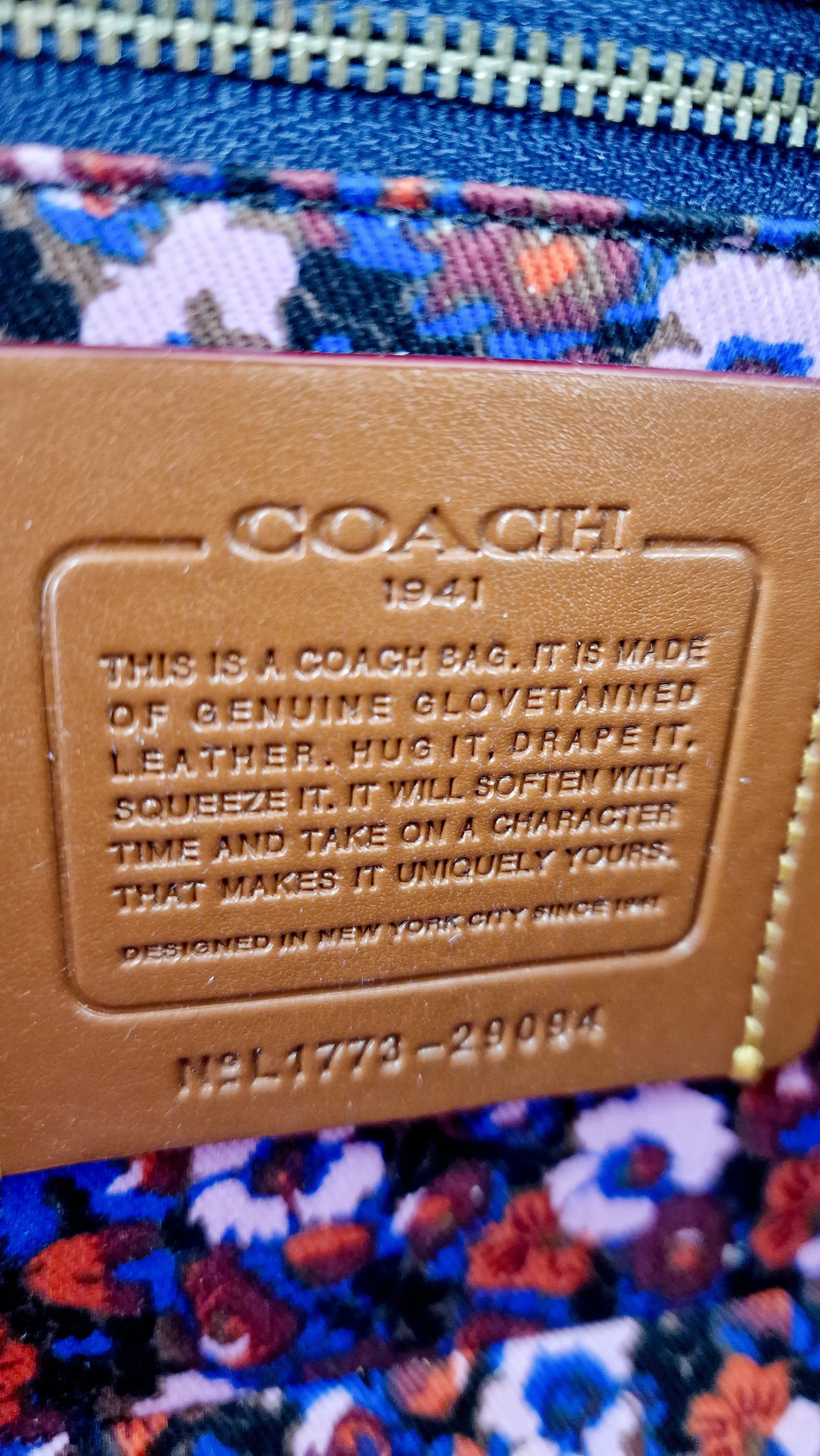 Coach 1941 Camera Bag with Tea Rose Turnlock Scalloped Edge C-Chain Strap Cadet Blue Purple Crossbody Bag - Coach 29094