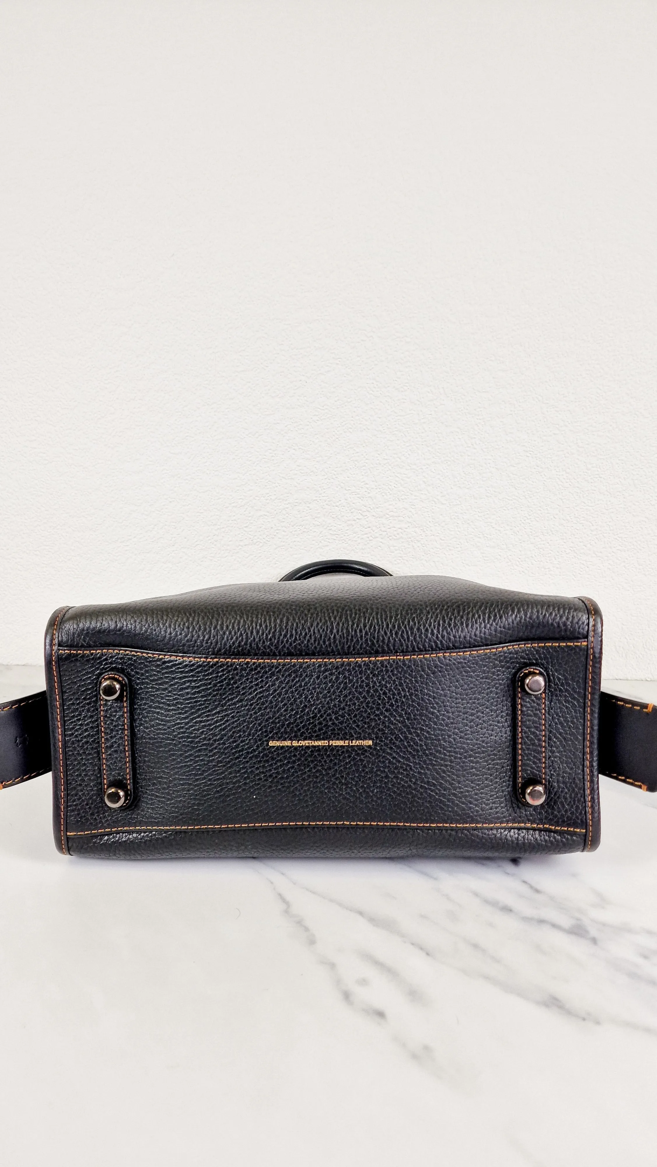 Coach 1941 Rogue 31 Bag in Black Pebble Leather with Honey Suede - Classic Handbag - Coach 38124