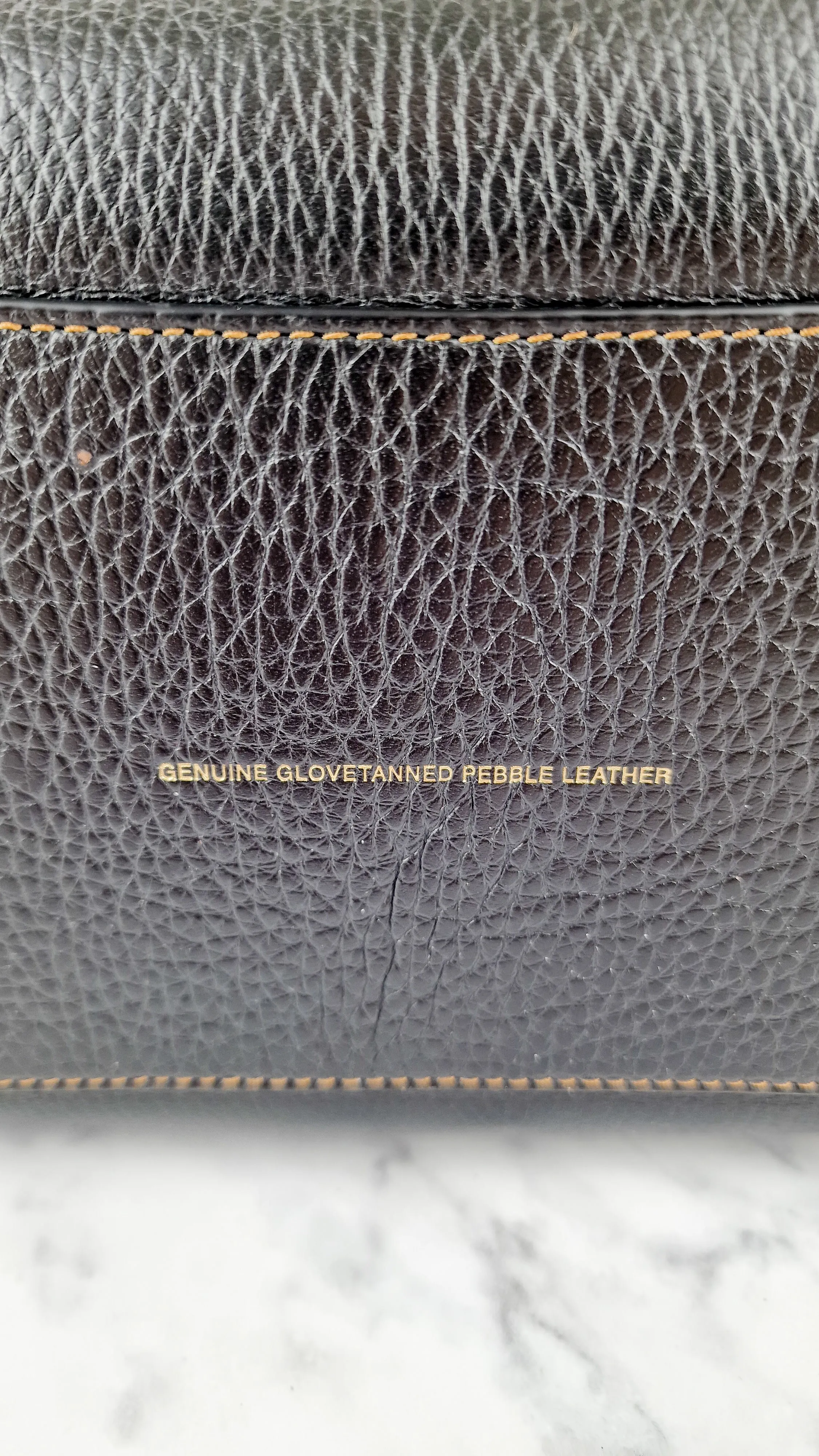 Coach 1941 Rogue 31 Bag in Black Pebble Leather with Honey Suede - Handbag - Coach 38124