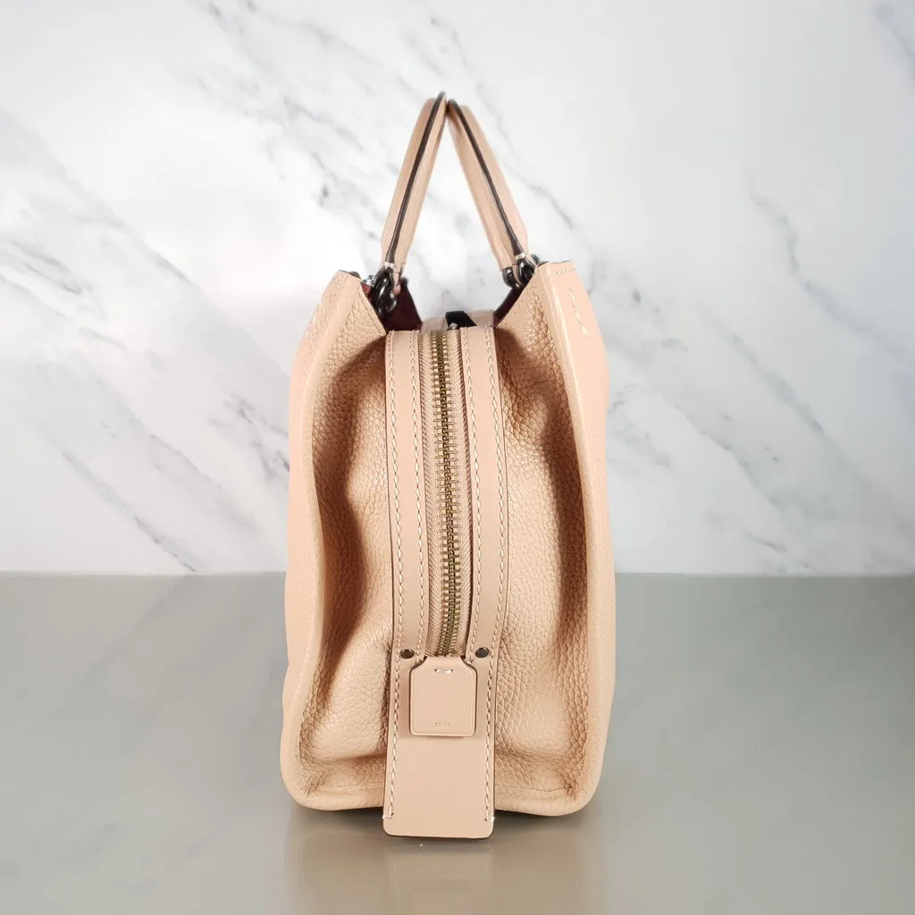 Coach 1941 Rogue 31 Handbag in Beechwood Nude Neutral Pebble and Burgundy