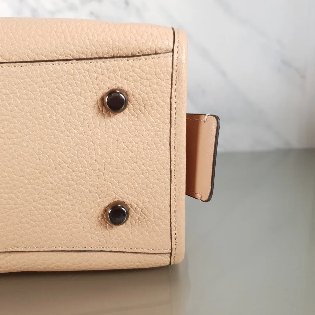 Coach 1941 Rogue 31 Handbag in Beechwood Nude Neutral Pebble and Burgundy
