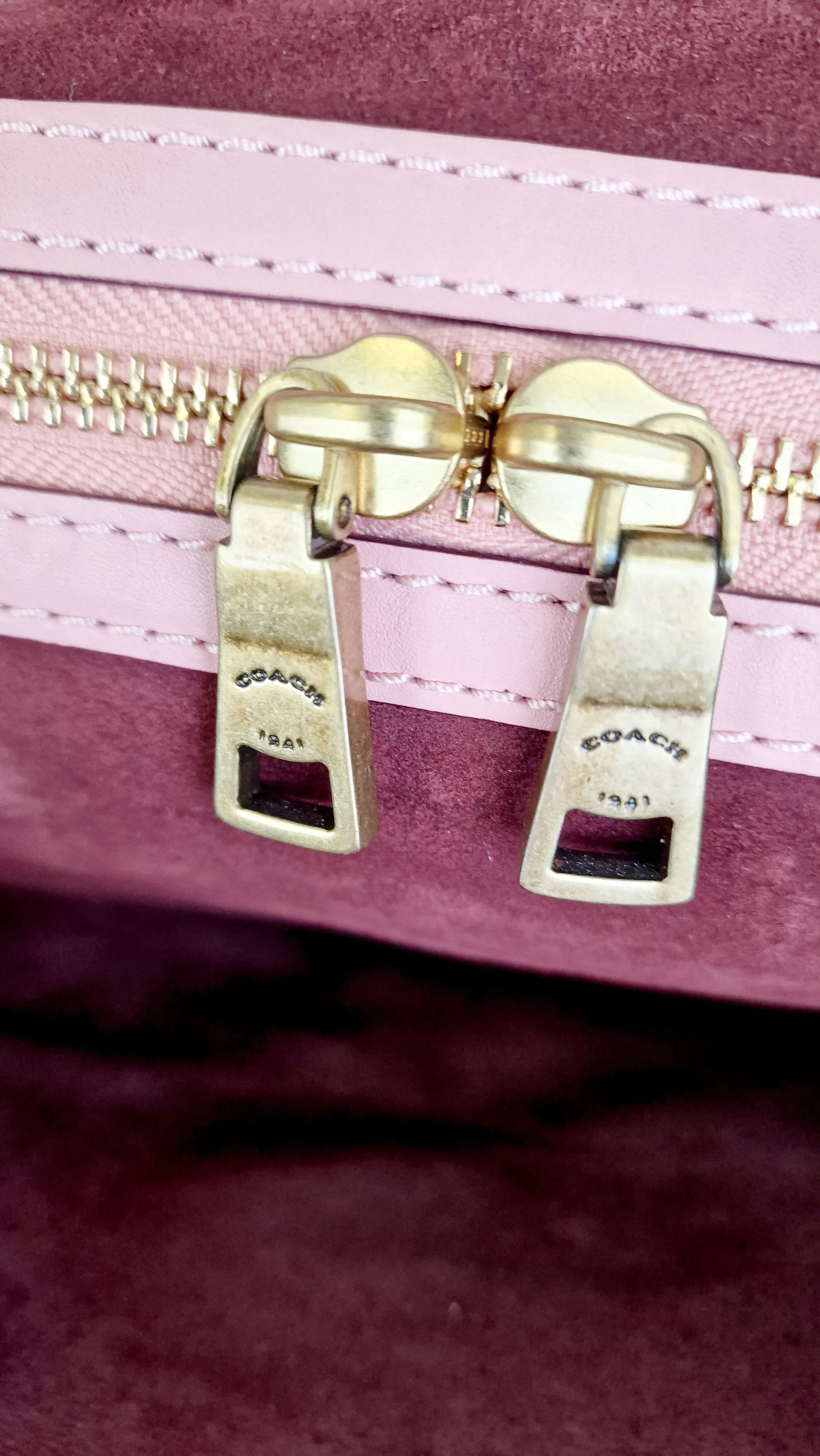 Coach 1941 Rogue 31 in Peony Pink With Snakeskin Tea Roses & Rivets - Handbag With Flowers - Coach 26890