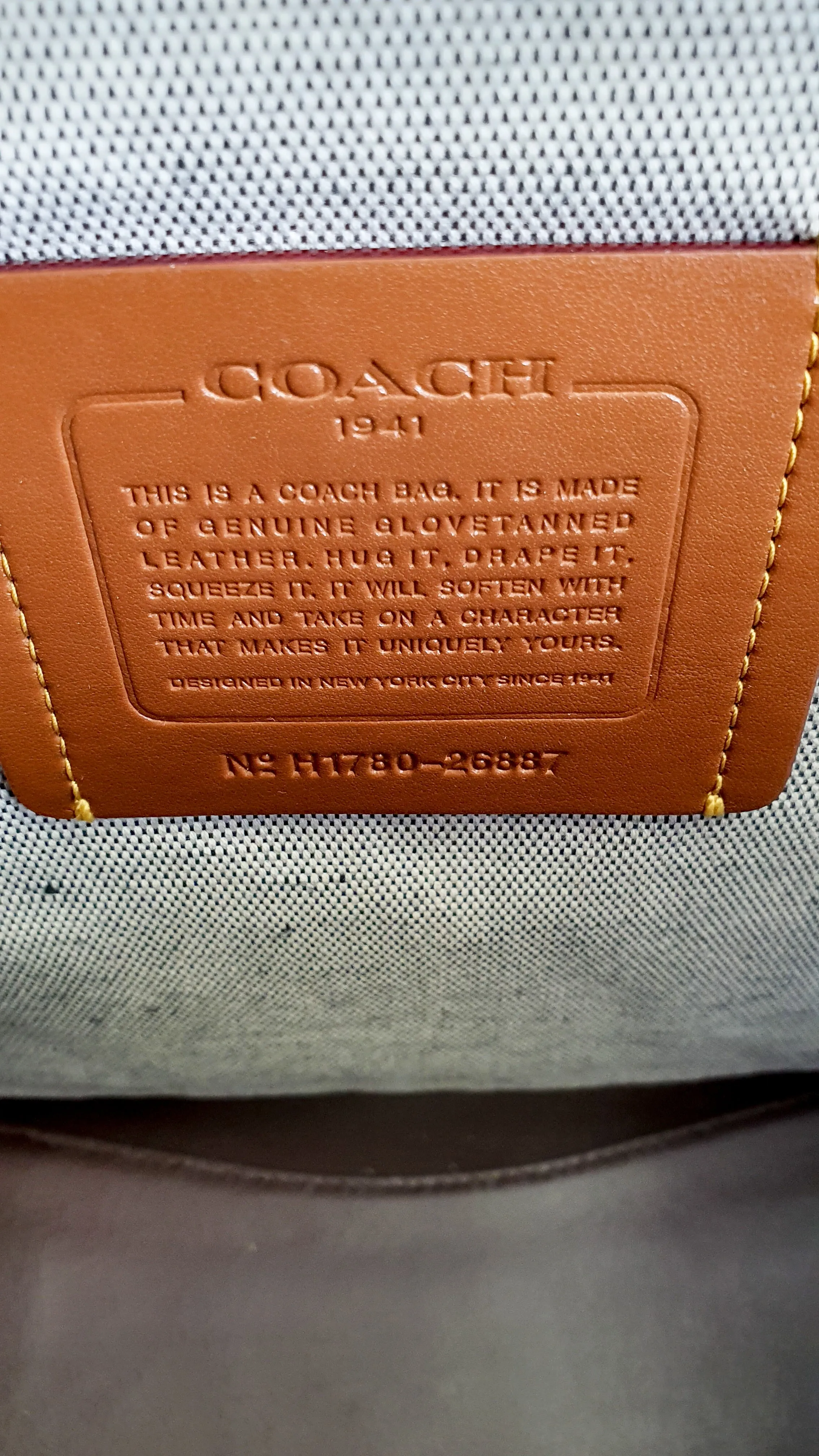 Coach 1941 Rogue Tote Bag With Links in Graphite Metallic Grey Smooth Leather Handbag Shoulder Bag - Coach 26887
