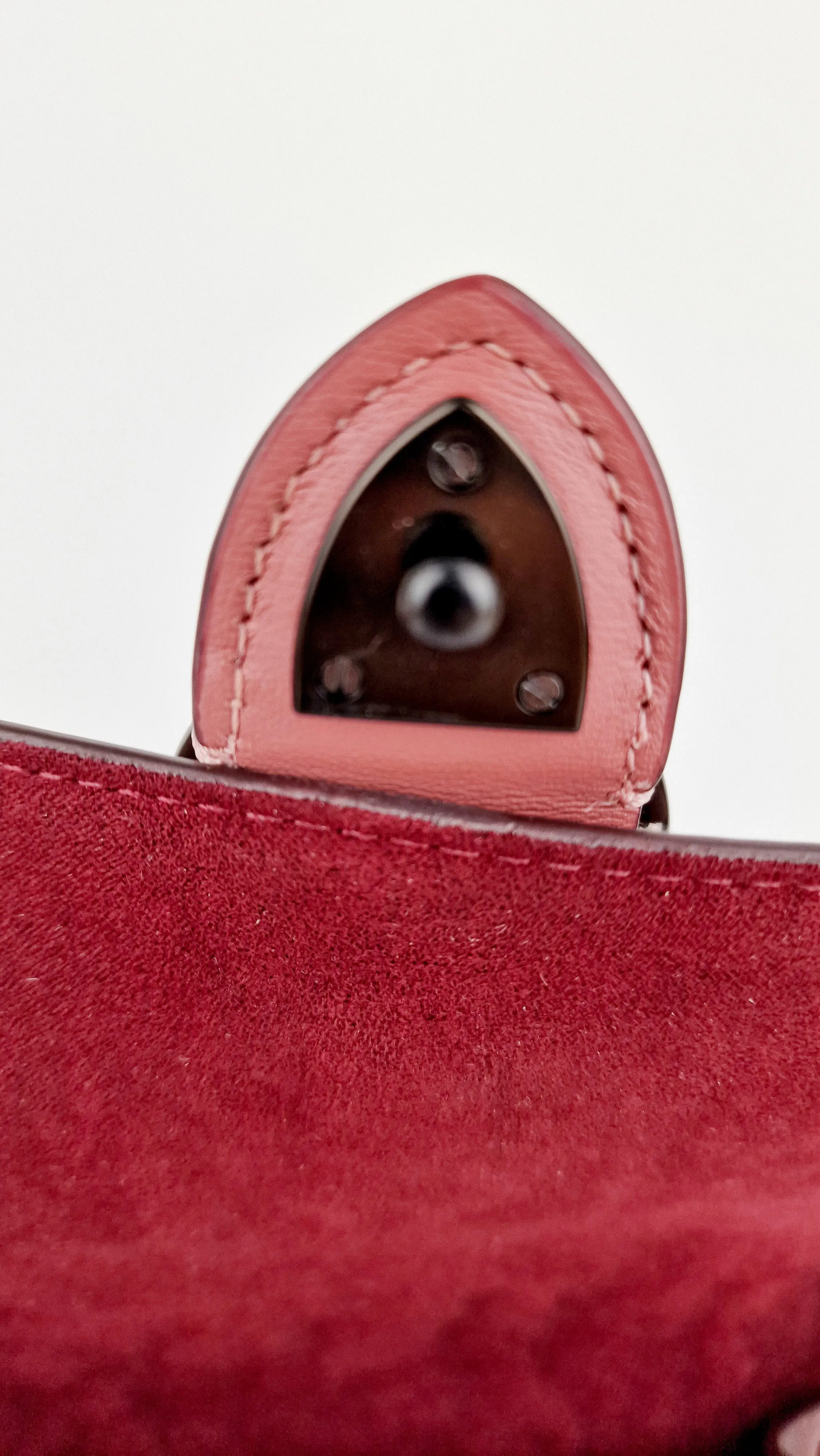 Coach Beat Shoulder Bag 18 in Vintage Pink Melon Smooth Leather Flap Bag Handbag - Coach C0753