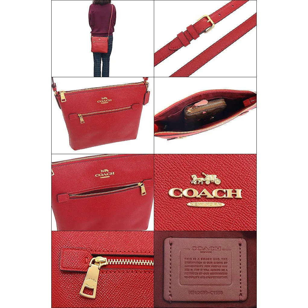 Coach cross grain leather Rowan file bag cf1556