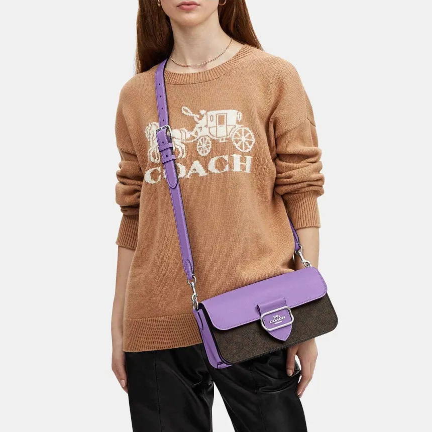 Coach Morgan Shoulder Bag in Signature Canvas