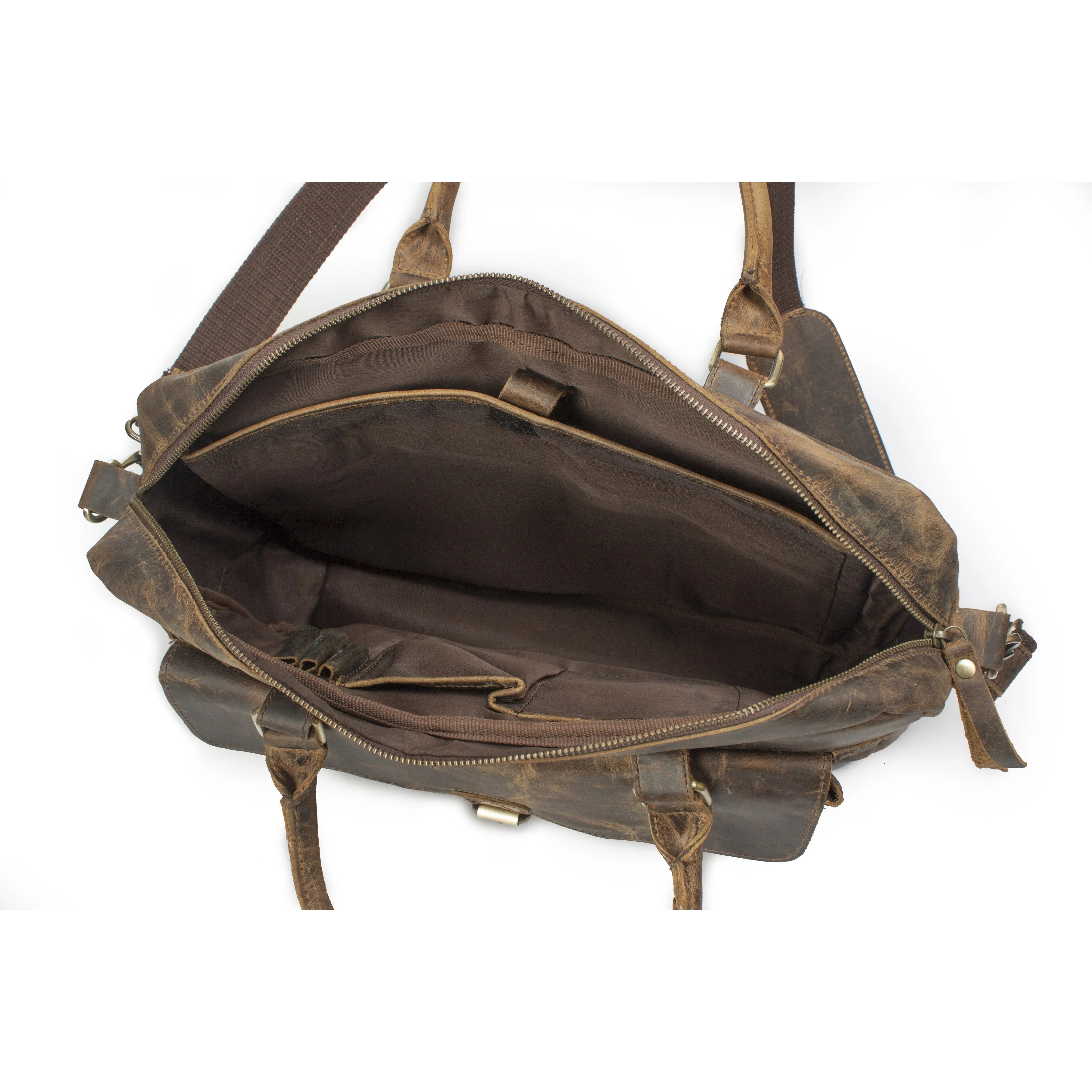Colchester One Pocket Leather Briefcase