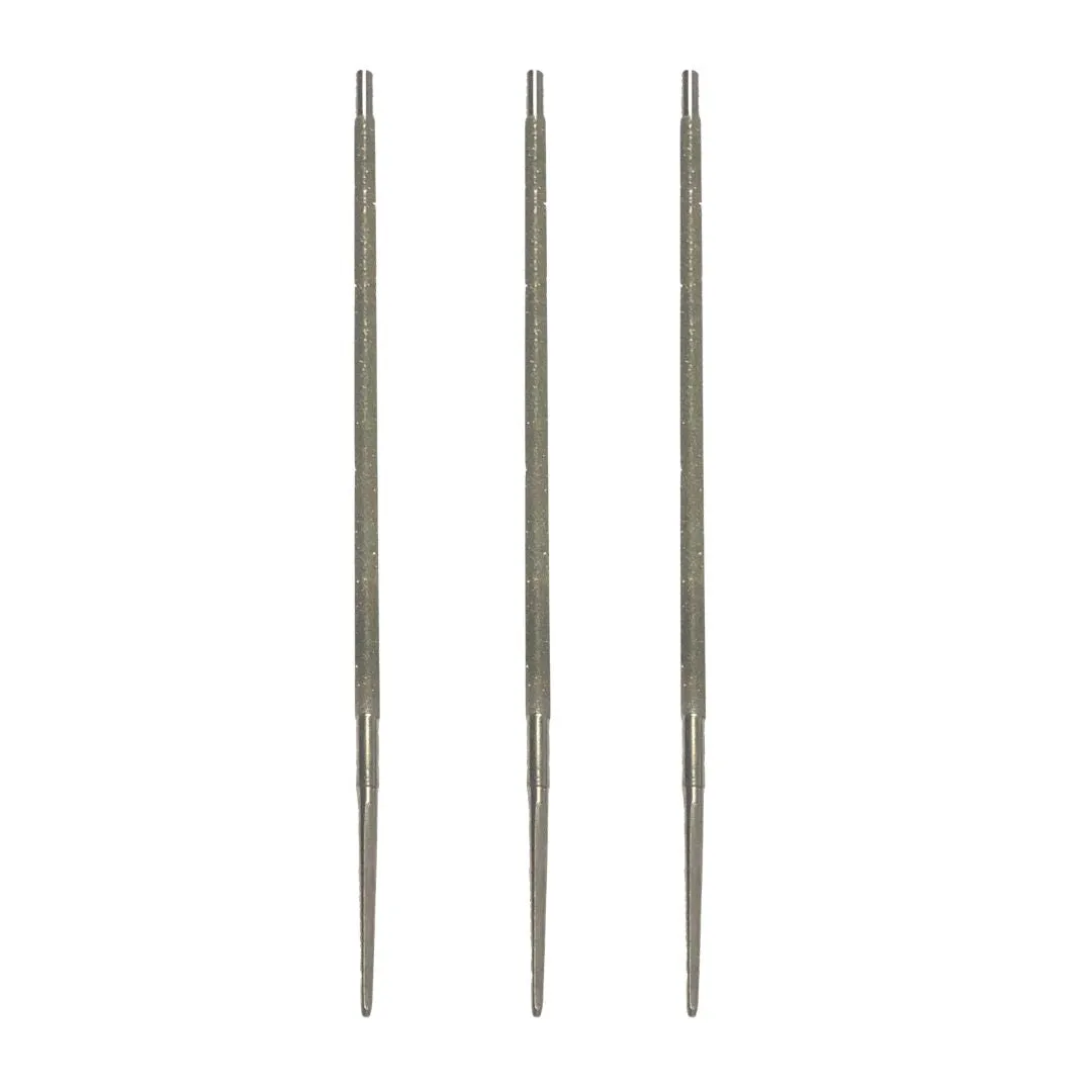 Diamond Chainsaw File, Sharpen Tungsten Carbide Chain 12-pack 3/16", 4.8mm