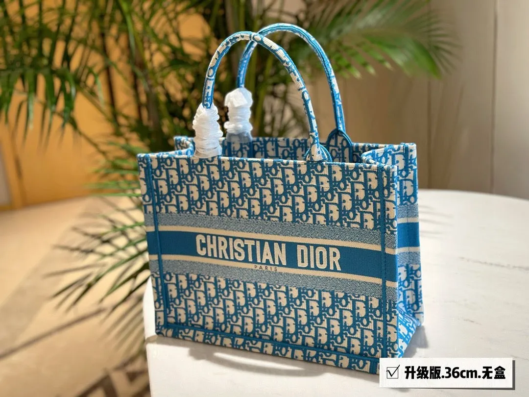 DR340 Medium Dior Book Tote / 14 x 11 x 6.5 inches