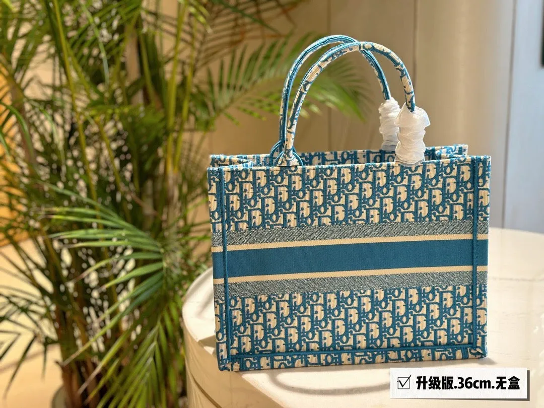 DR340 Medium Dior Book Tote / 14 x 11 x 6.5 inches