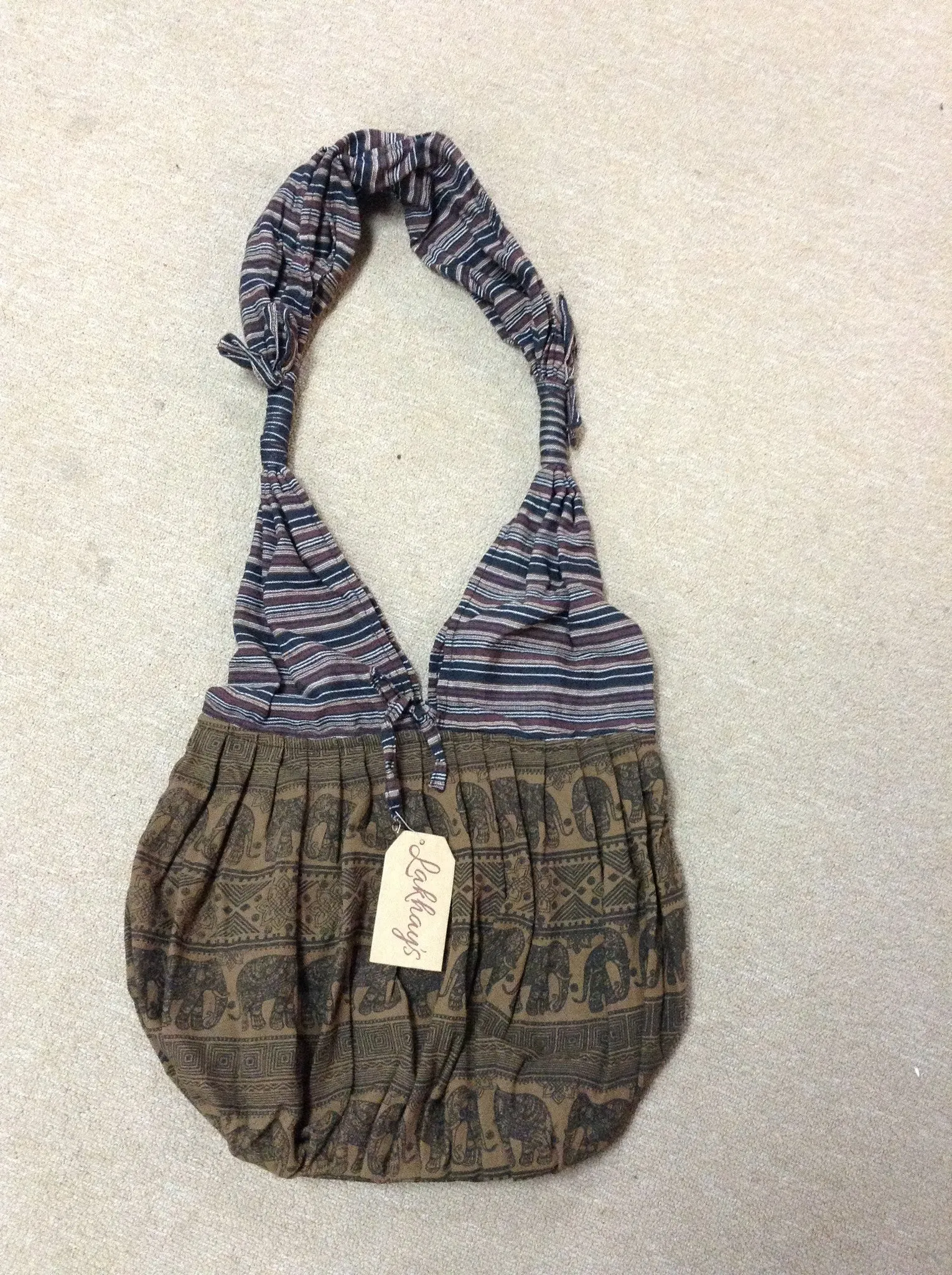 Elephant Friendship Boho Bag
