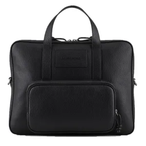 Emporio Armani Tumbled Leather Briefcase