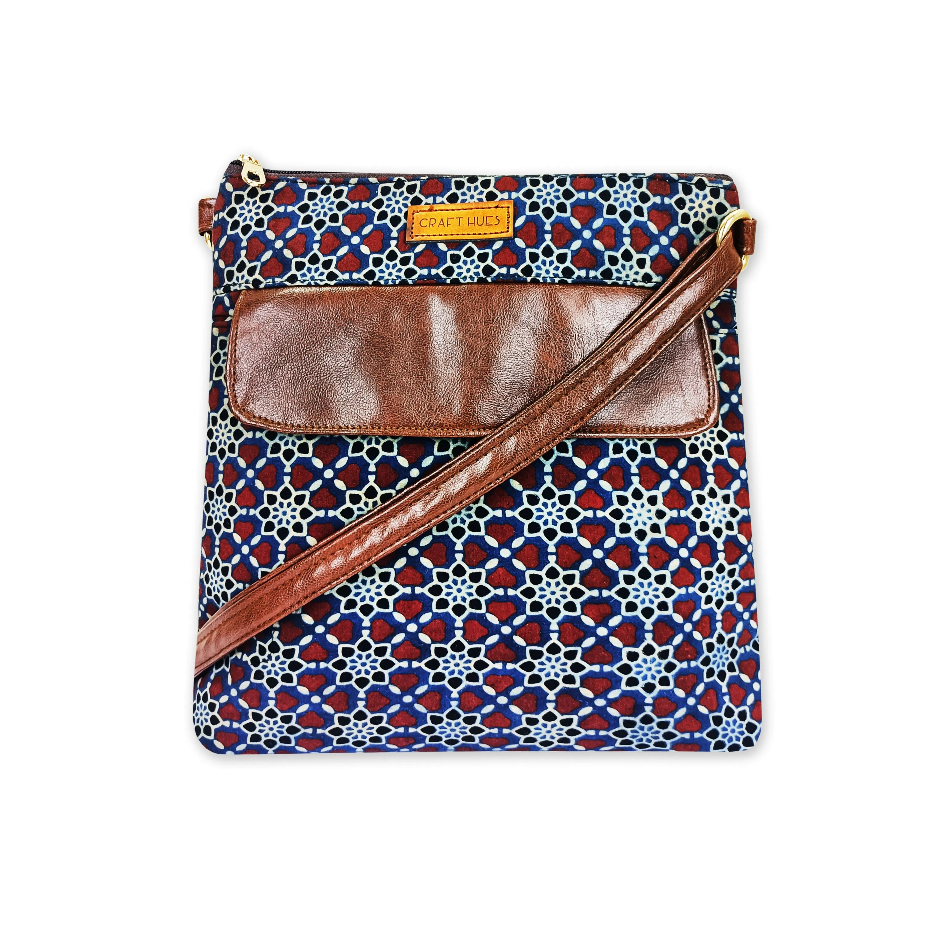 Floral Jaal Messenger Bag