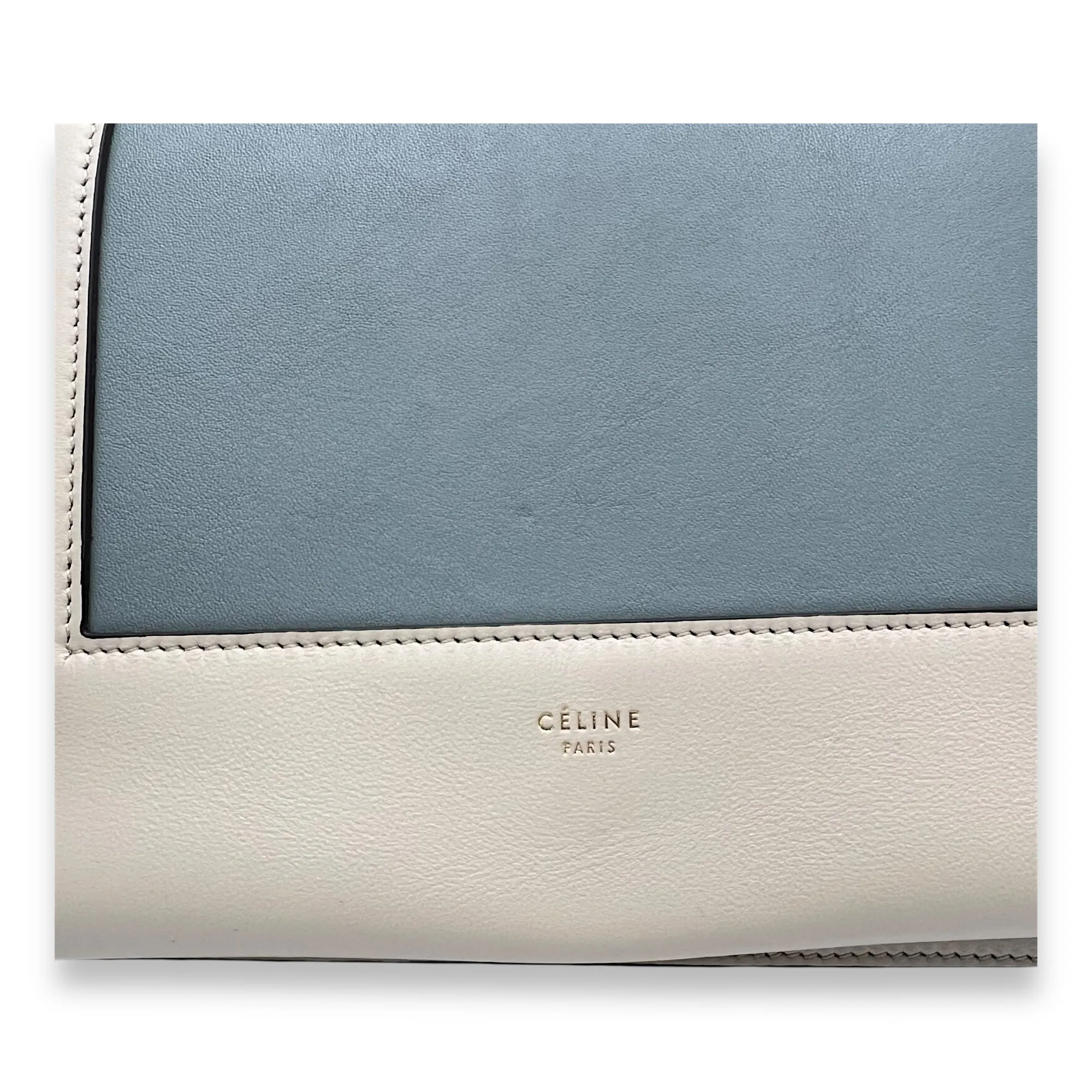 Frame Crossbody Bag Beige in Calfskin, Gold hardware