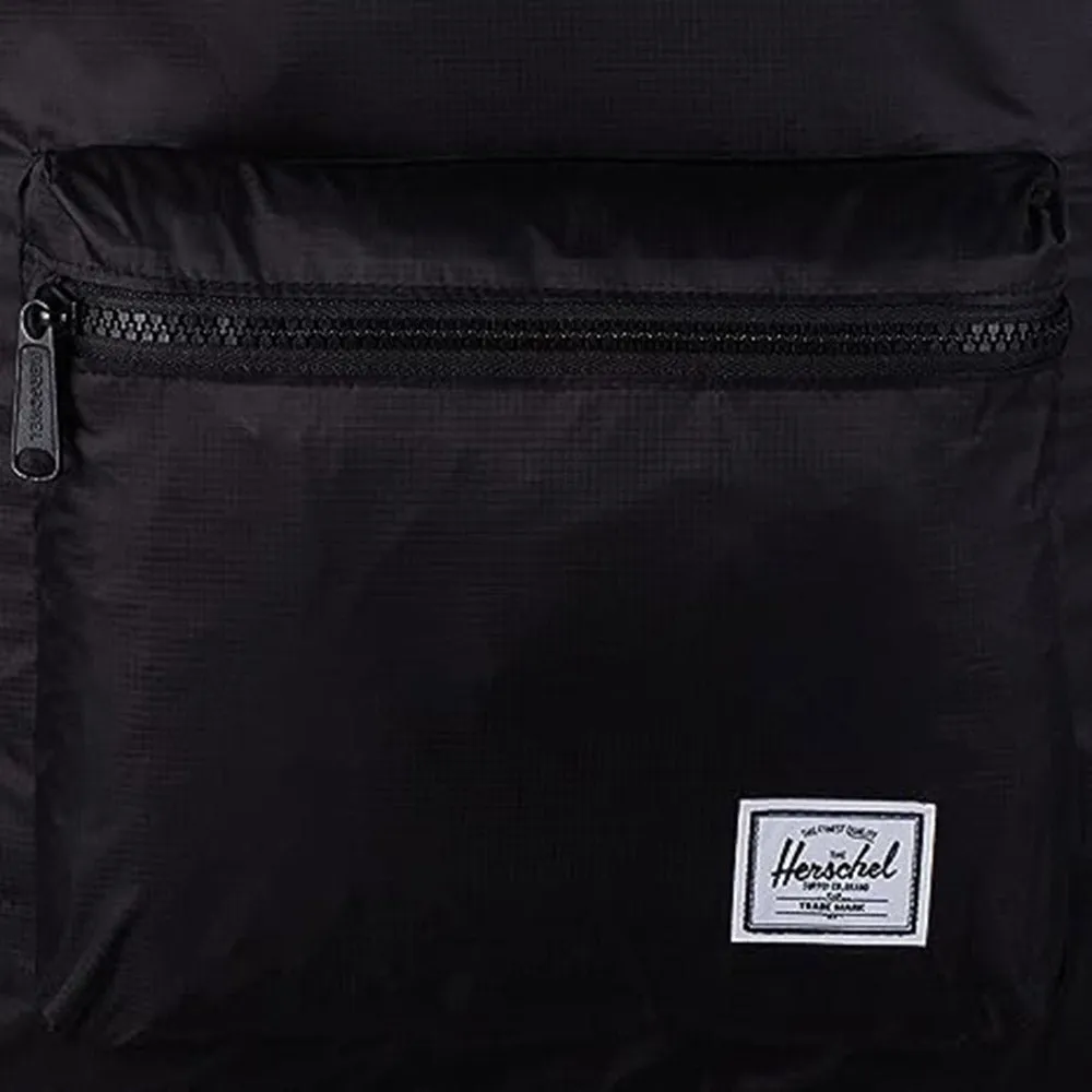 Herschel Unisex Black Packable 24.5L Casual Daypack Backpack - 10614-01409-OS