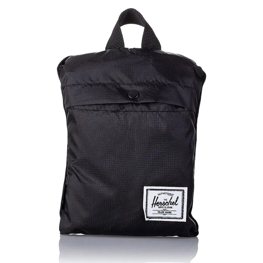 Herschel Unisex Black Packable 24.5L Casual Daypack Backpack - 10614-01409-OS