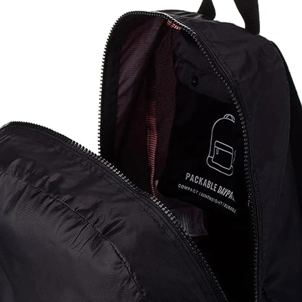Herschel Unisex Black Packable 24.5L Casual Daypack Backpack - 10614-01409-OS