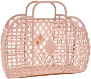 Jelly Purse, Jelly Beach Bag, Beach Basket Tote, Plastic Beach Tote, Easter Basket