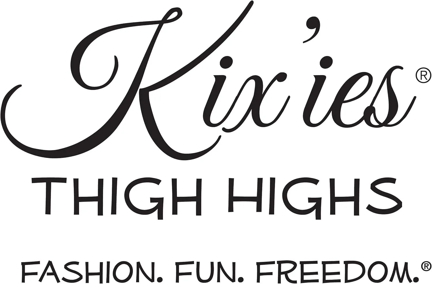 Kix'ies Thigh Highs | Thigh High Womens Stockings with No Slip Grip Stay Ups Thigh Bands | Womens Thigh High Stockings