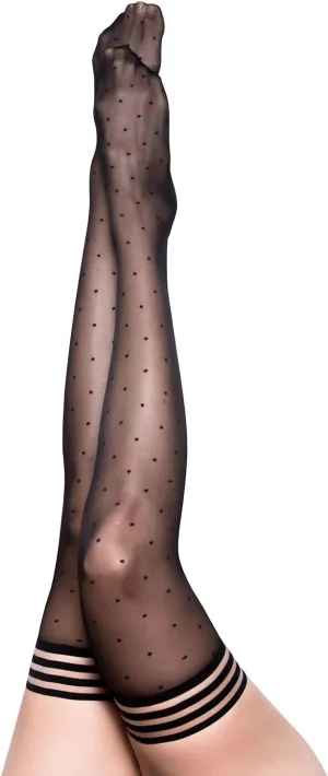 Kix'ies Thigh Highs | Thigh High Womens Stockings with No Slip Grip Stay Ups Thigh Bands | Womens Thigh High Stockings