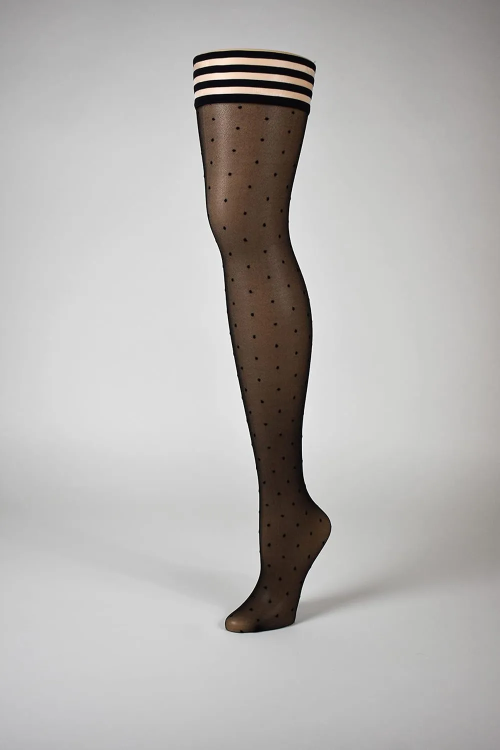Kix'ies Thigh Highs | Thigh High Womens Stockings with No Slip Grip Stay Ups Thigh Bands | Womens Thigh High Stockings