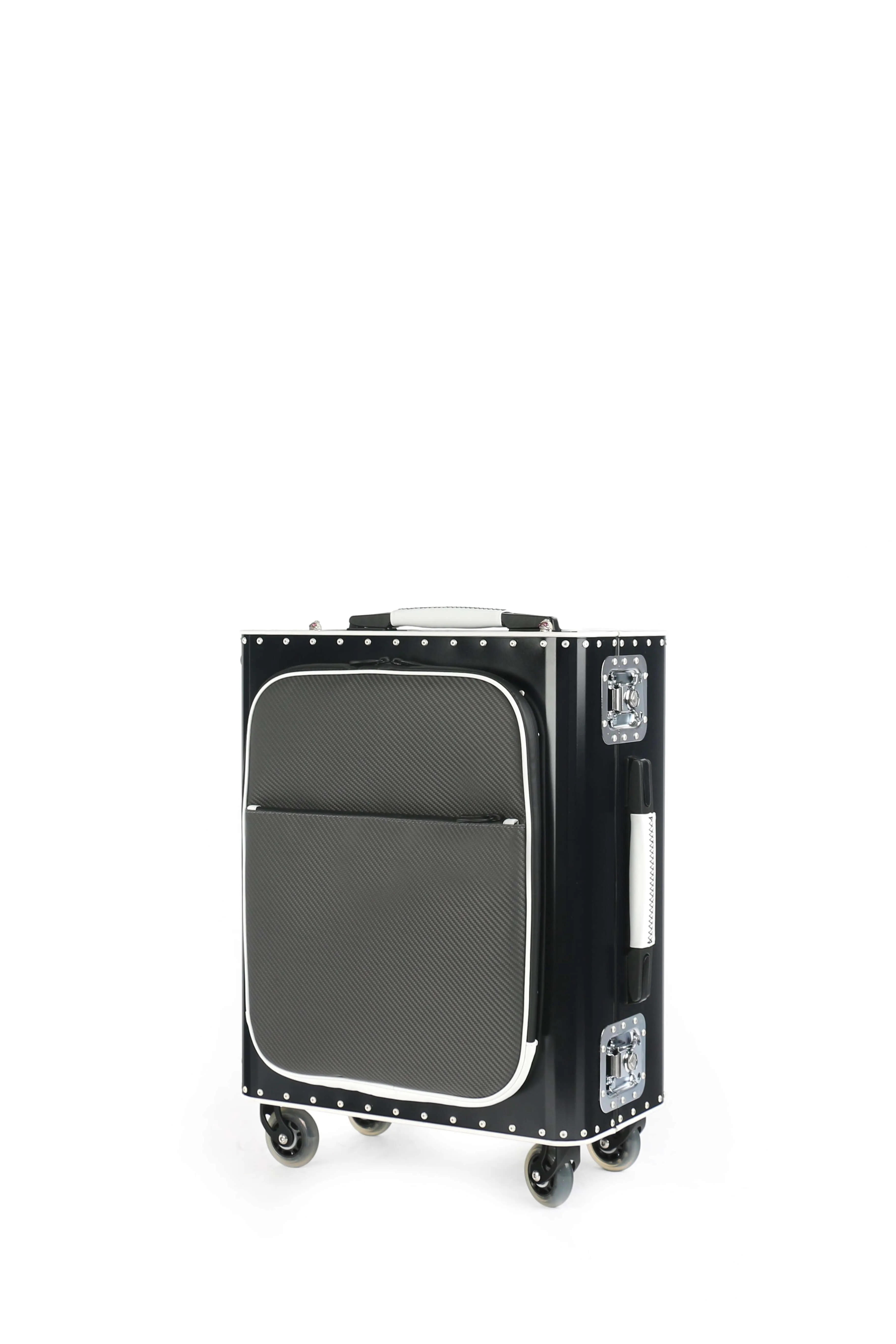 Kronos Black Pocket Titanium Cabin Trolley, White