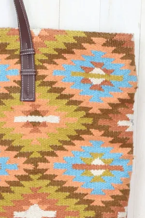 Large Geo Pattern Tote Bag