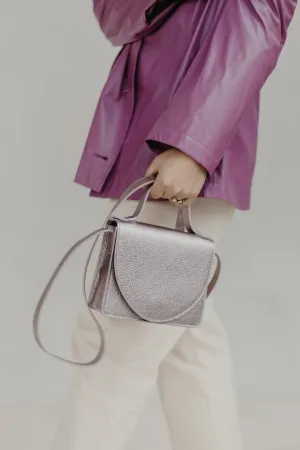 Micro Briefcase | Violet Shimmer