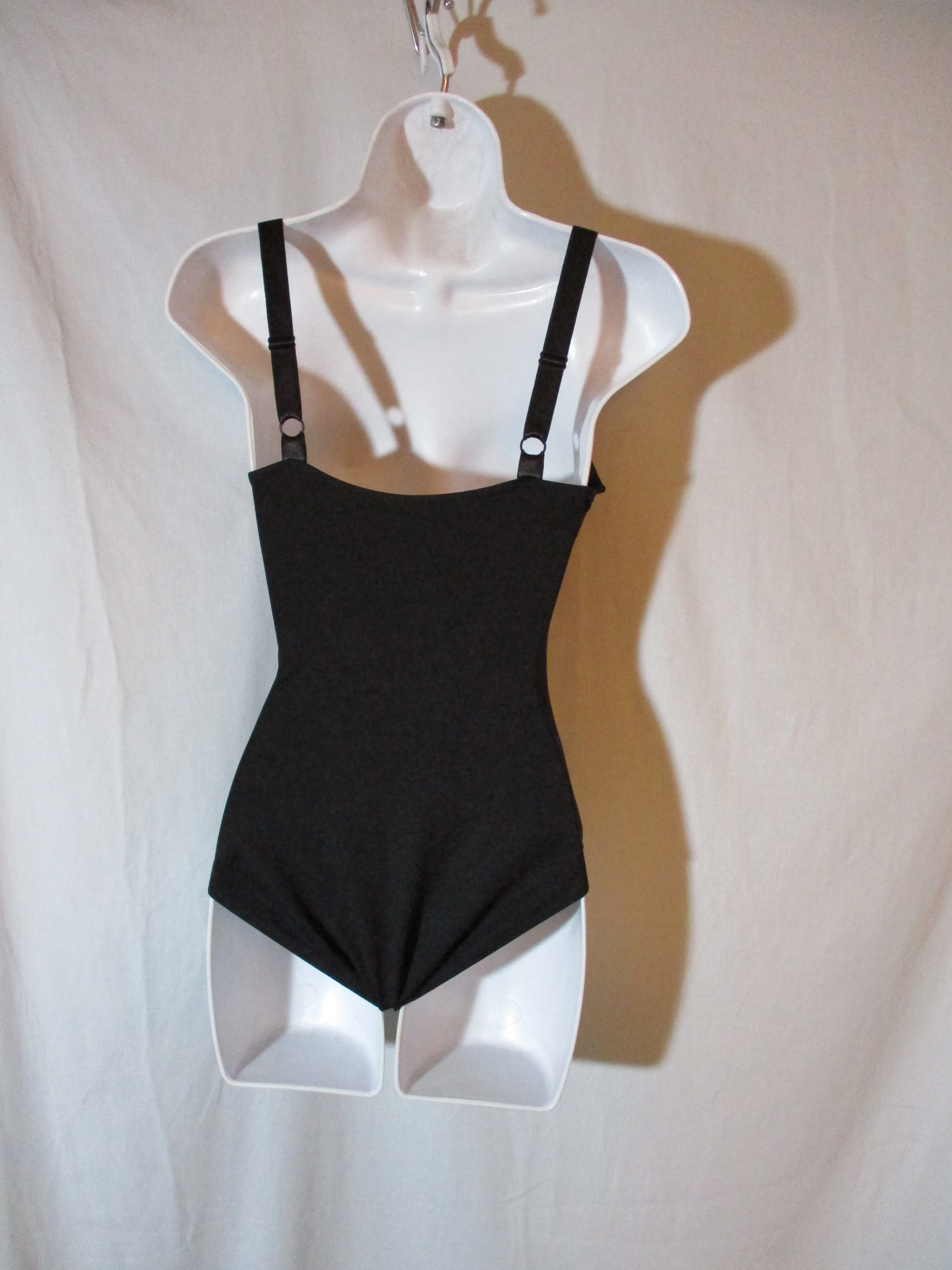 MIRELLA BLACK Leotard Bodysuit Sleeveless M Lingerie