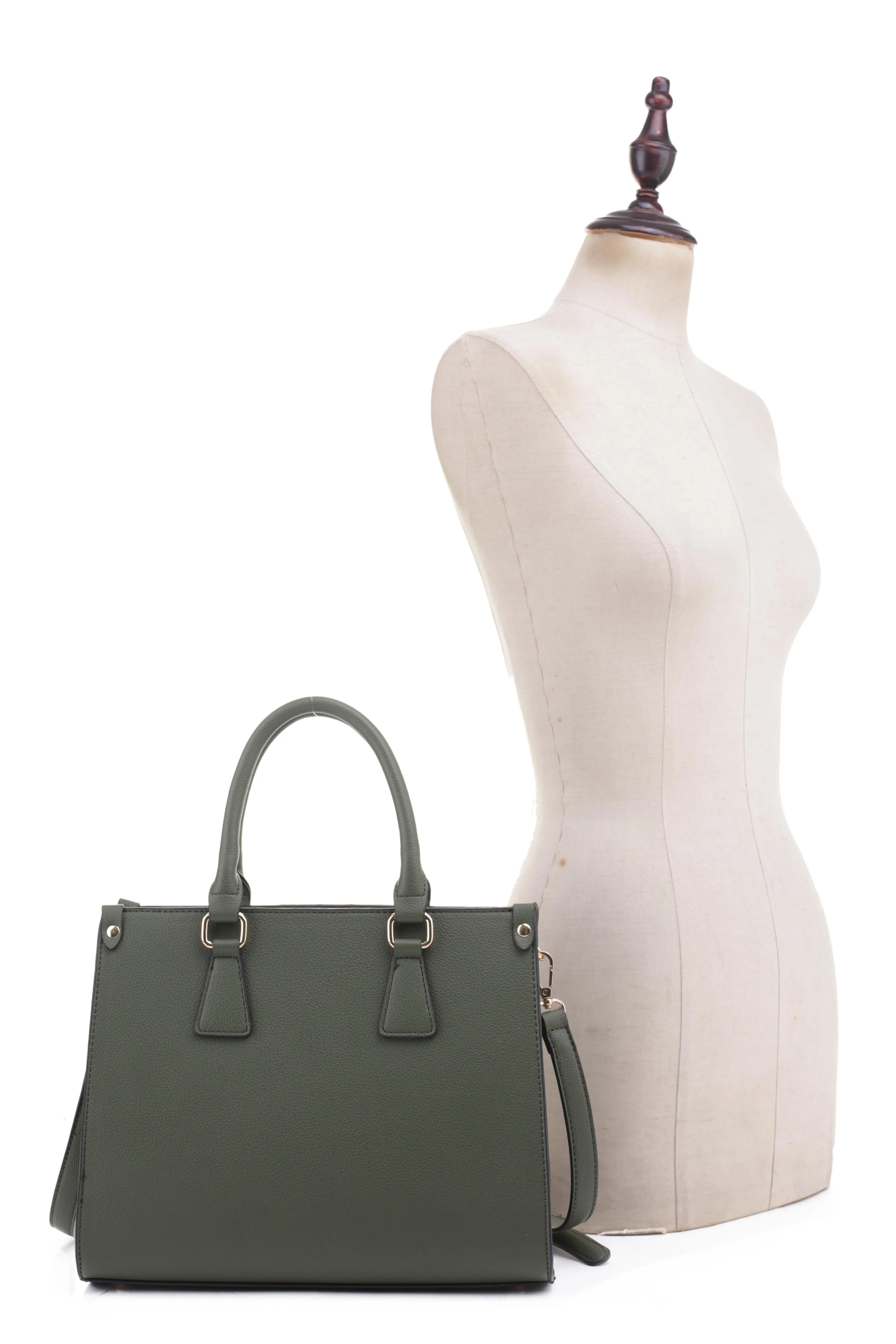 MT20351 Simple Satchel with Shoulder Strap