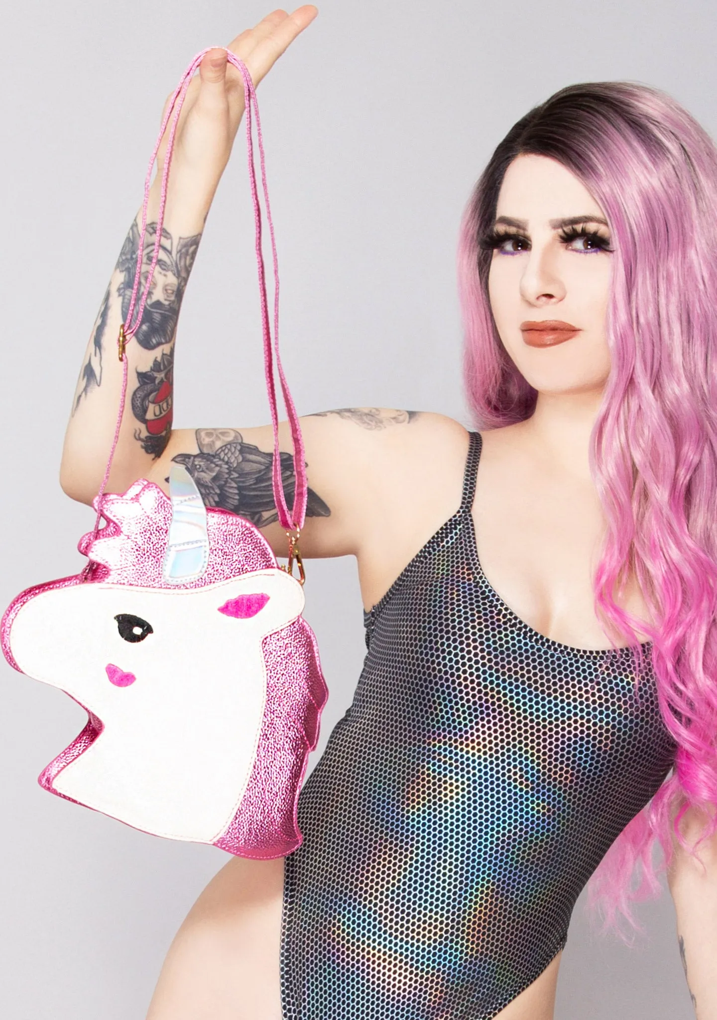 My Little Unicorn Crossbody Bag in Pink