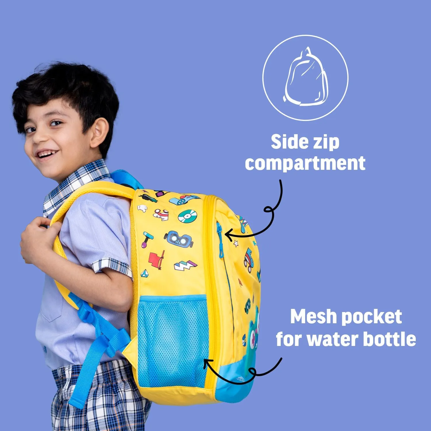 Rabitat Smash School Bag 14.5" - Spunky